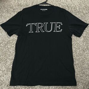 True religion black tee